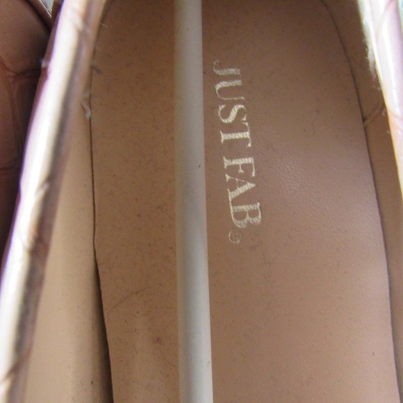 Animal print Just Fab loafers; SIZE 8; NWOT - Picture 4 of 6